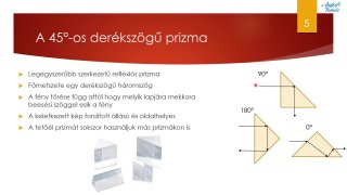 Sugáreltérítő prizmák